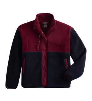 Navy Blue/Merlot Red