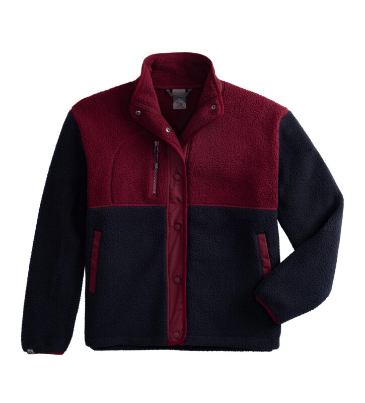 Navy Blue/Merlot Red