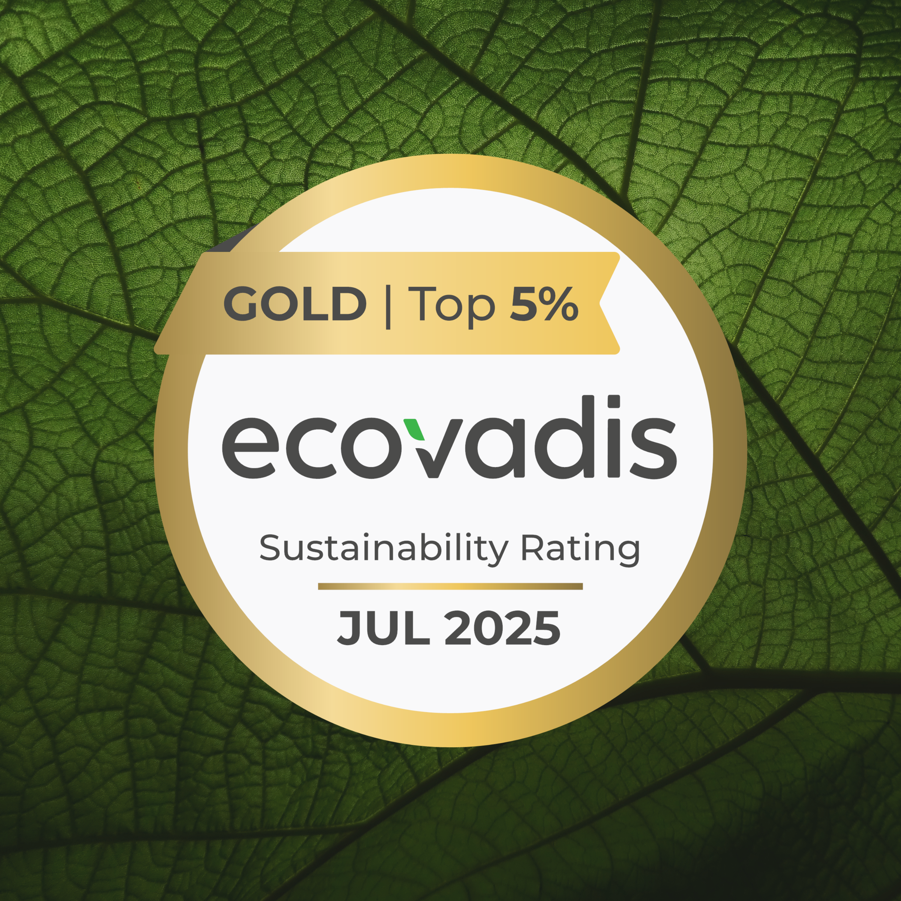 EcoVadis Gold Logo